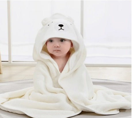 Asciugamano con cappuccio per neonati unisex a forma di animale sublimabile