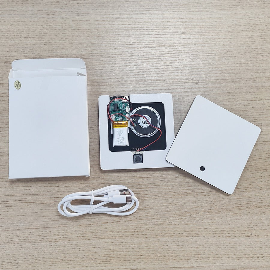 Magnete da frigorifero SUBLIMATICO con lettore musicale PERSONALIZZABILE