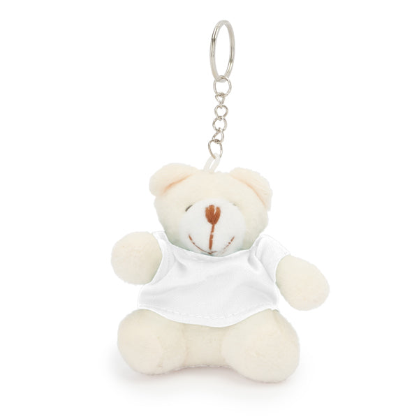 Portachiavi con orsetto di peluche MAGLIETTA SUBLIMABILE