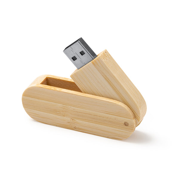 Chiavetta USB con struttura principale in bambù ottimo per incisione laser