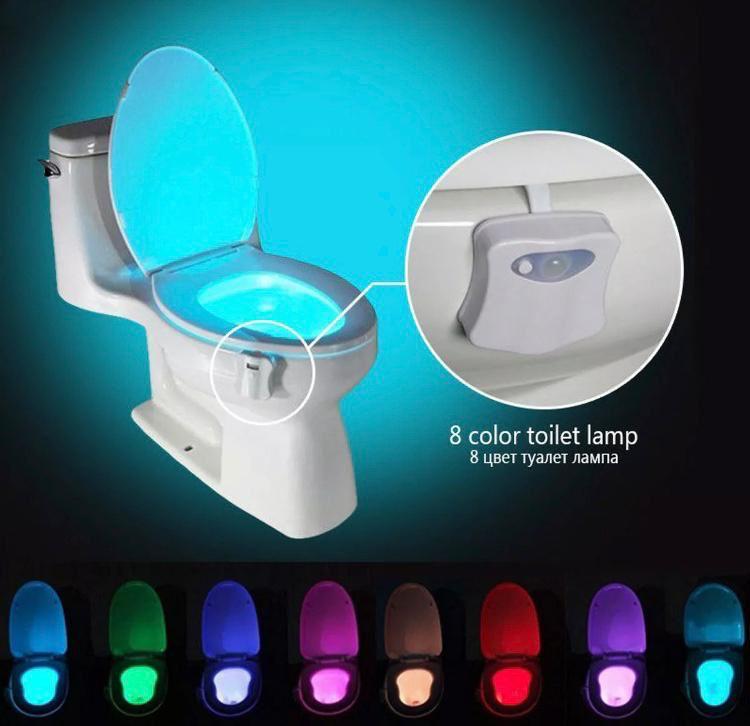 luce wc con 8 colori che cambiano