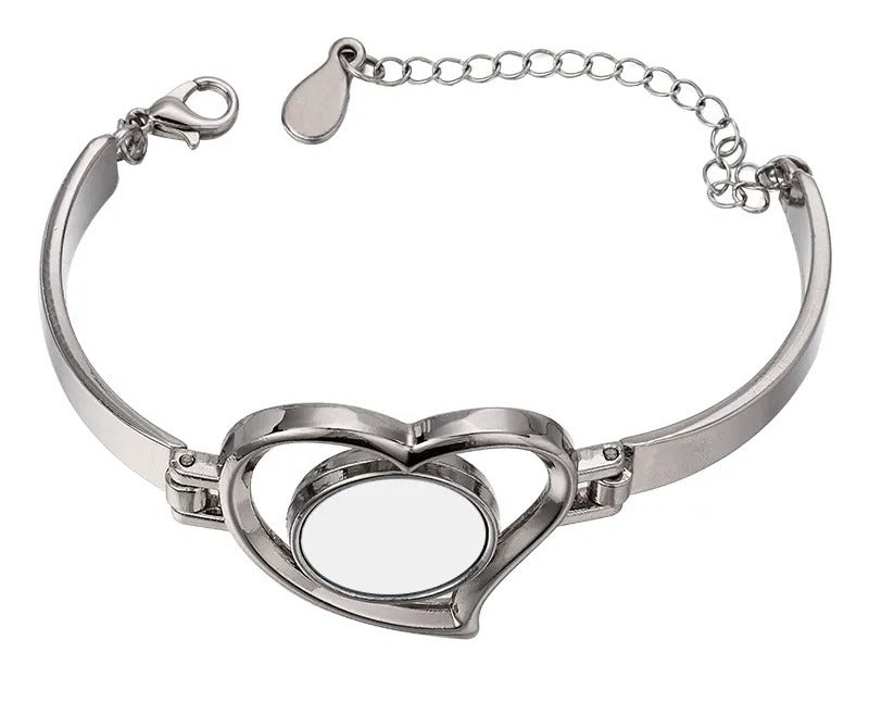 braccialetto a forma di cuore SUBLIMATICO