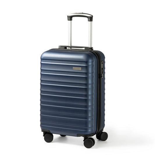 Valigia trolley rigida in ABS resistente. Due scomparti