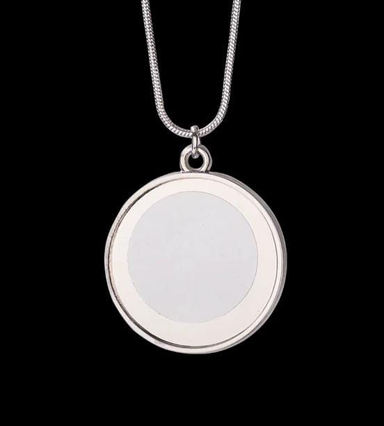 Collana rotonda CON INSERTO ALLUMINIO SUBLIMATICO