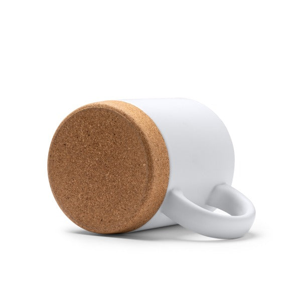 tazza in ceramica La base rimovibile in sughero specifica per la sublimazione