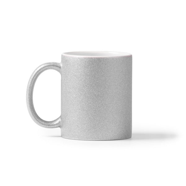 Tazza in ceramica con effetto Glitter sublimatica