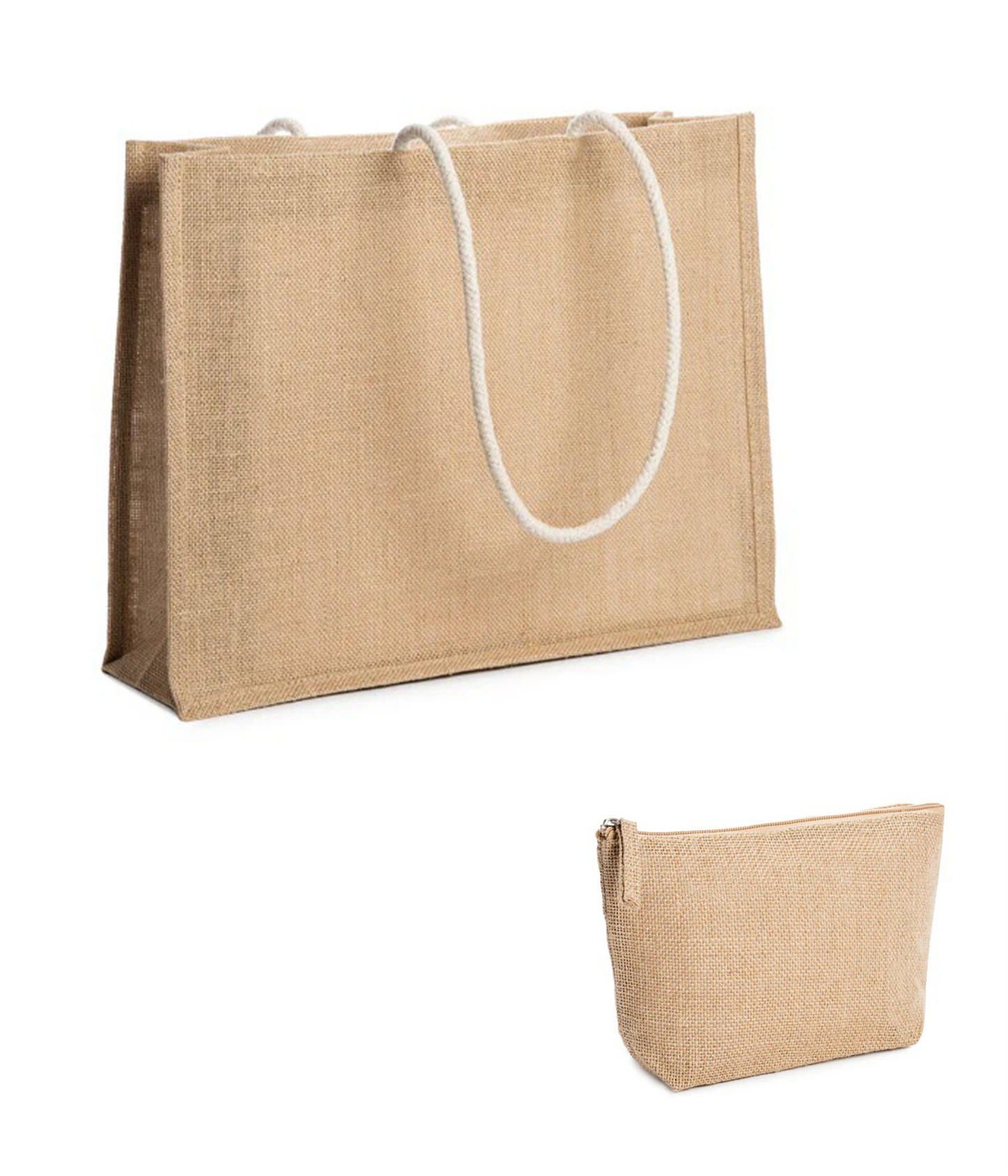 Borsa Piu Pochette juta