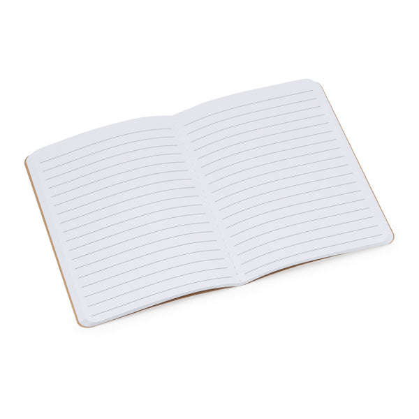 Pacco Risparmio 10 Blocco note formato A6 di cartone riciclato. 60 pagine.