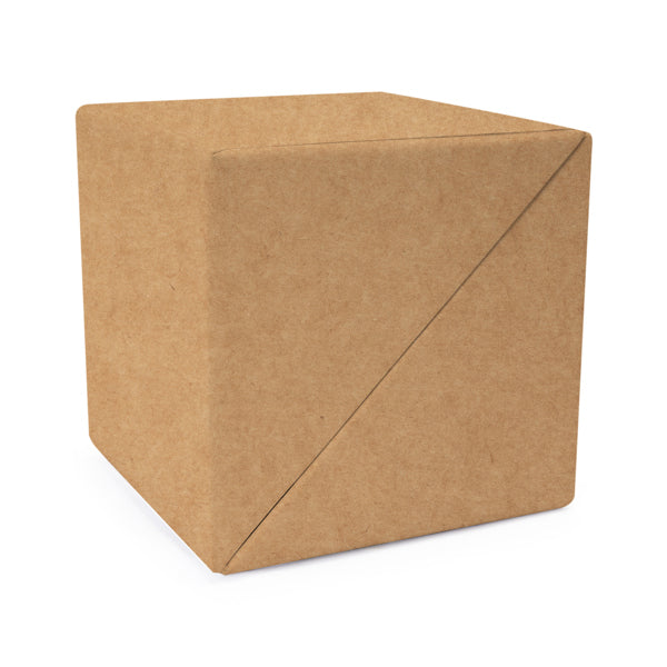 Set da scrivania in cartone a forma di cubo