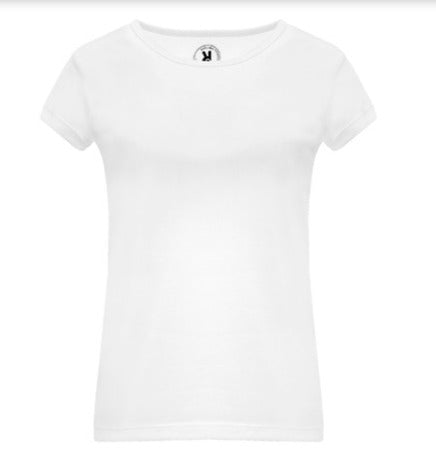 T-shirt manica corta Donna Sublimatica effetto cotone