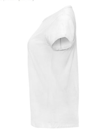 T-shirt manica corta Donna Sublimatica effetto cotone