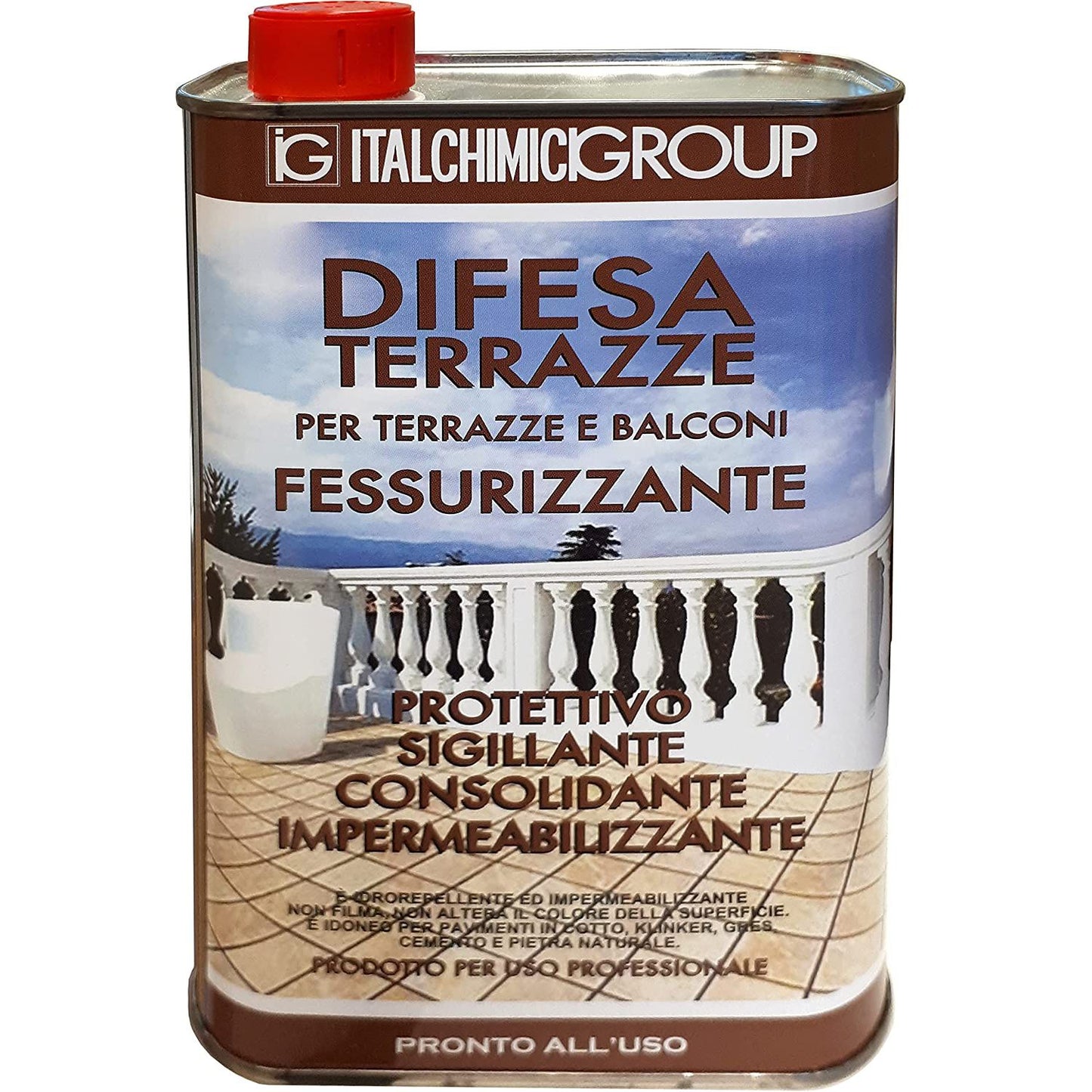 Difesa terrazze fessurizzante