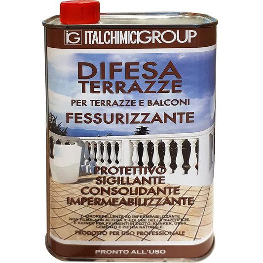 Difesa terrazze fessurizzante
