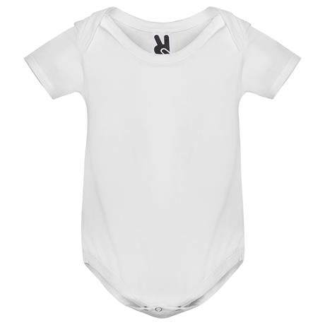 Body neonato in cotone a manica corta