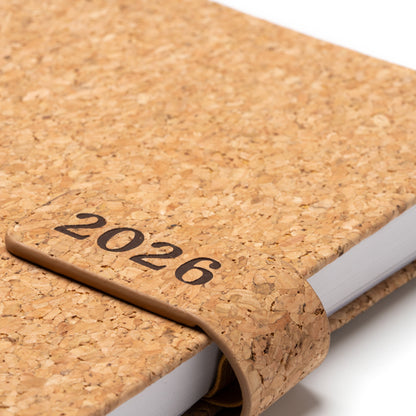 Agenda in formato A5 realizzata con sughero