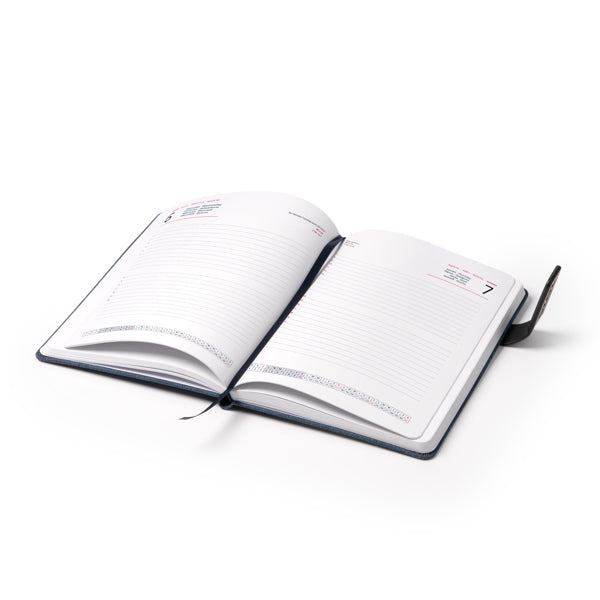 Agenda formato A5 in poliestere riciclato RPET