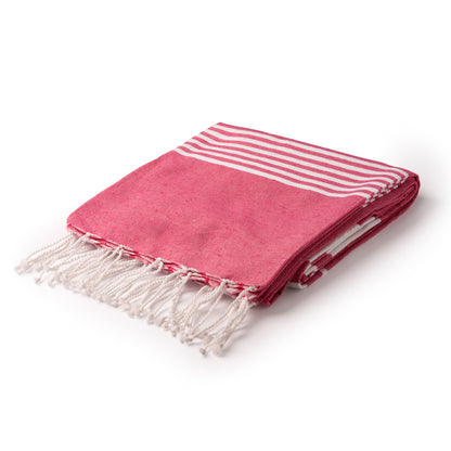 telo mare Pareo da 170 g/m² in 80% cotone e 20% poliestere.