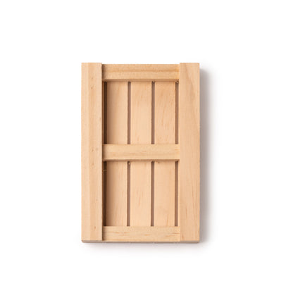 Sottobicchiere in legno a forma di pallet.