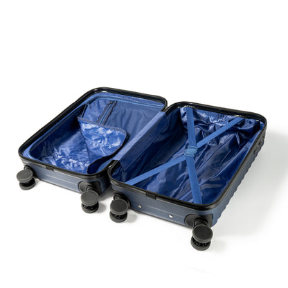 Valigia trolley rigida in ABS resistente. Due scomparti