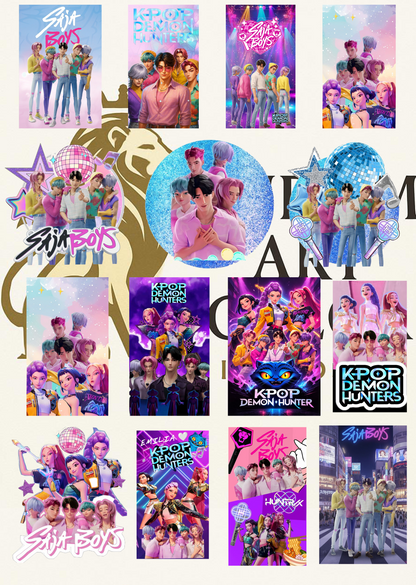 SAYA BOYS PIU HUNTRIX 29 IMMAGINE UV DTF