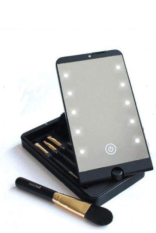 SPECCHIO TRUCCO PORTATILE CON LED