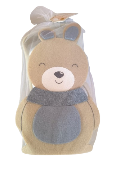 Asciugamano per neonato con cappuccio. sublimatico ,CON BORSETTA IN FELTRO