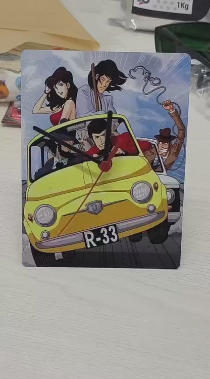 Orologio in Alluminio sublimabile  15x20 cm. si Da Tavola che da parete