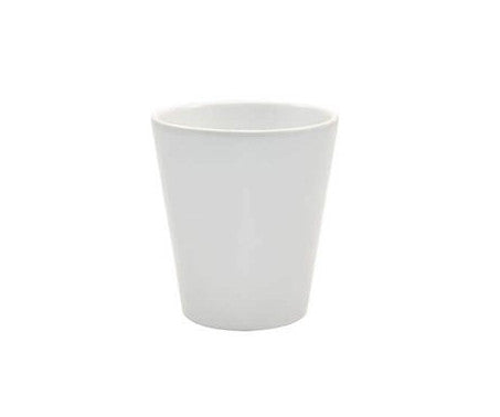 VASO CONICO IN CERAMICA PER PIANTE SUBLIMATICO COMPRESO SCATOLA