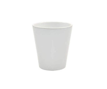 VASO CONICO IN CERAMICA PER PIANTE SUBLIMATICO COMPRESO SCATOLA