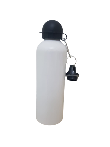 Borraccia Alluminio  con DOPPIO TAPPO 800 ML