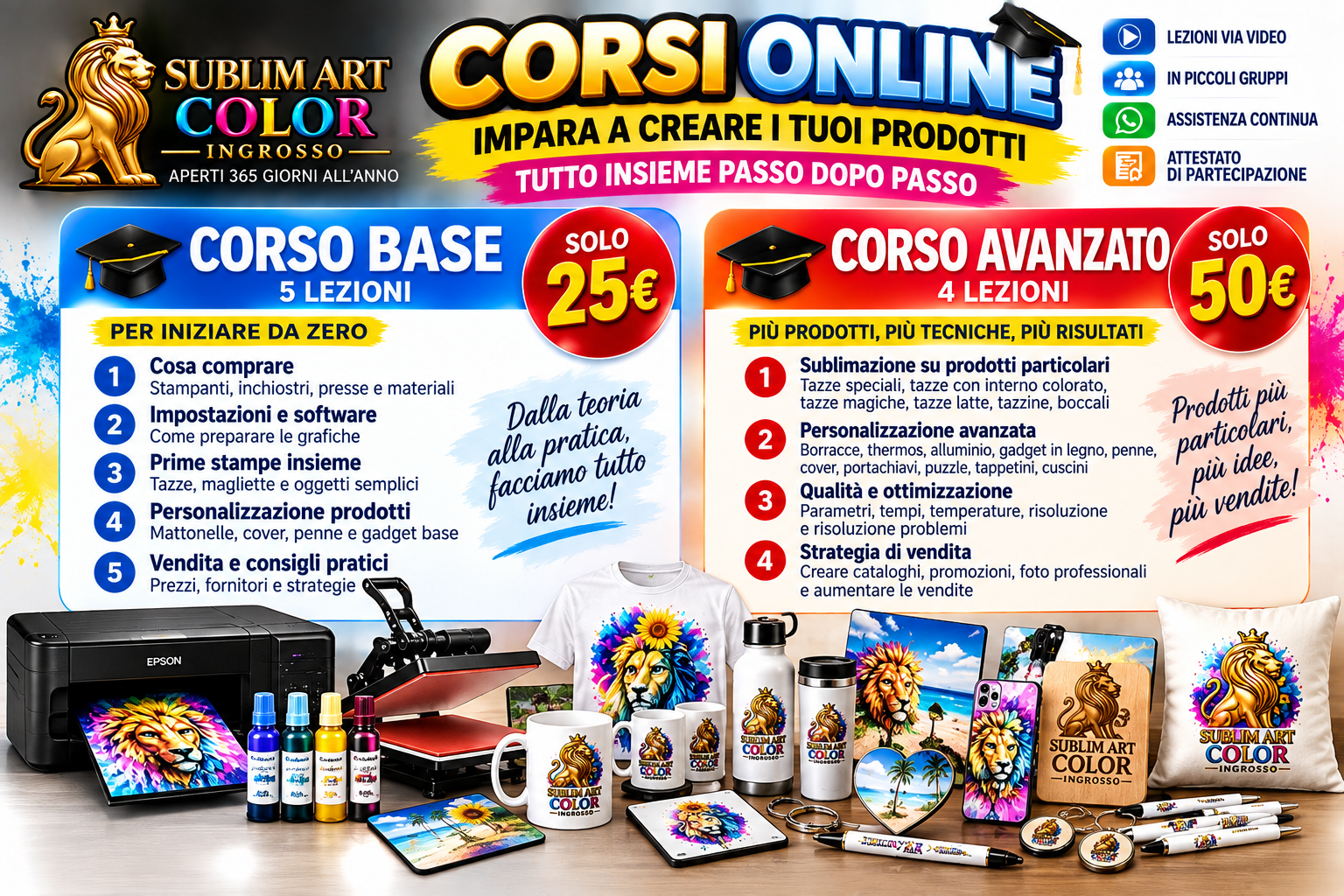 CORSO SUBLIM ART COLOR INGROSSO
