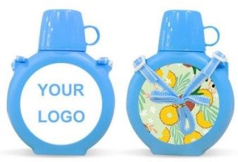 BORRACCIA PLASTICA SUBLIMABILE CON BICCHIERE INCLUSO - SUBLIM ART COLOR INGROSSO