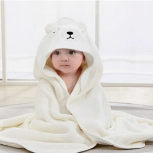 Asciugamano con cappuccio per neonati unisex a forma di animale sublimabile