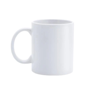 Tazza  a sublimazione. da 350 ml in ceramica  lucida GRADO AAA con scatola bianca