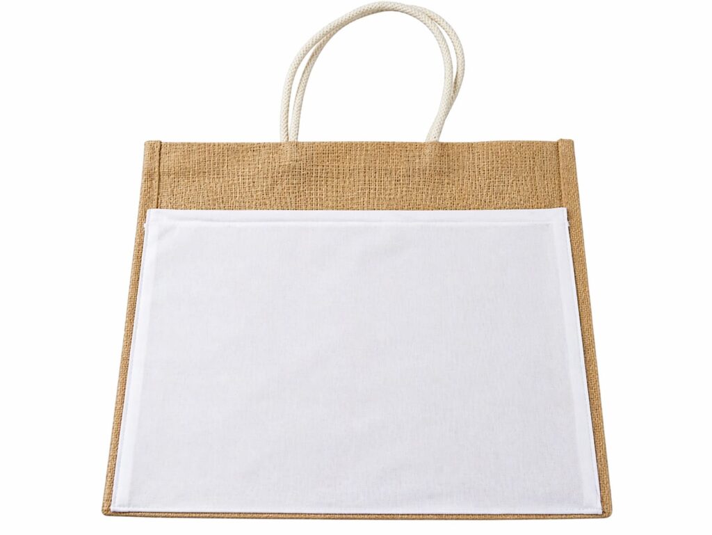 borsa juta con tasca sublimabile