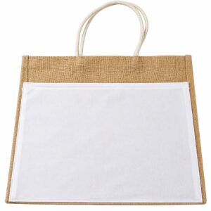 borsa juta con tasca sublimabile