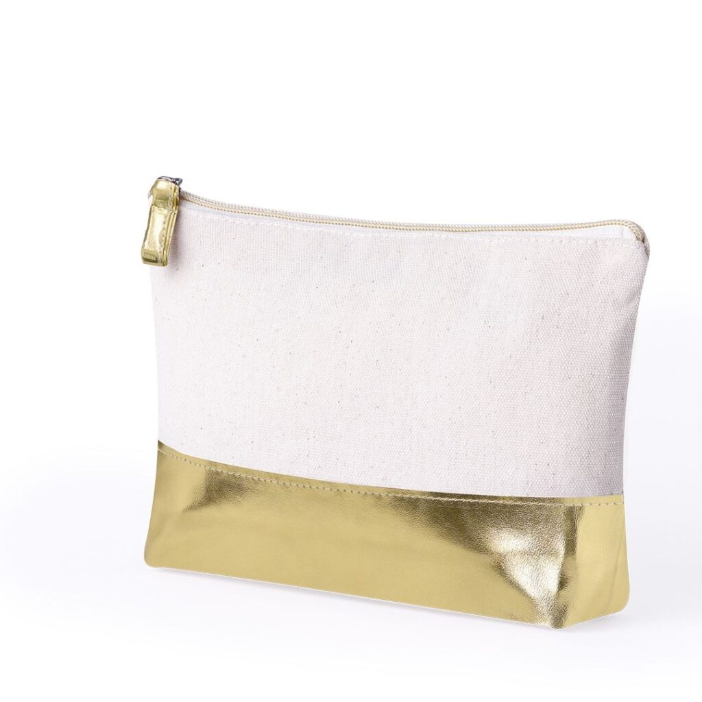 Beauty Case cotone con base oro