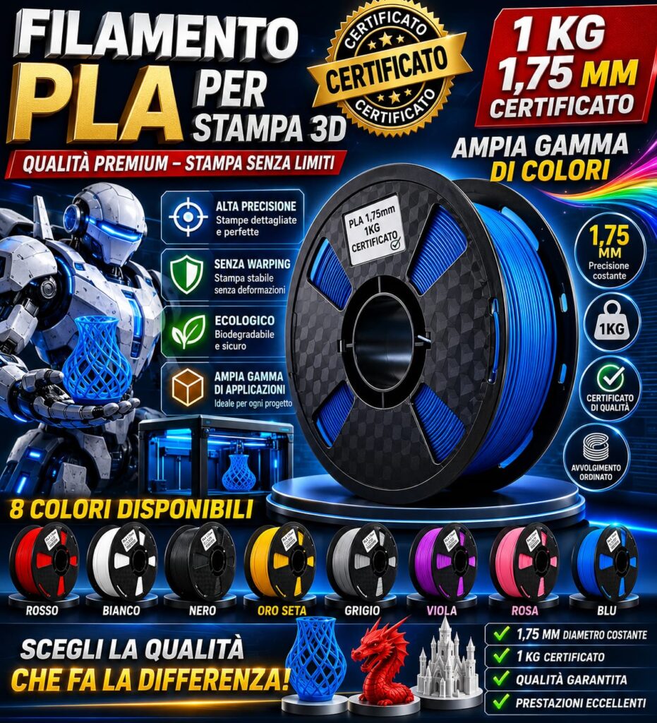 PLA PER STAMPANTE 3D