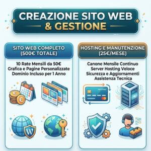 Creazione Sito Web - Rateizzazione (10 Rate)